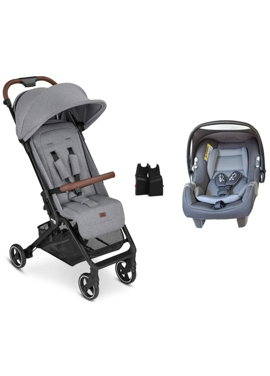 ABC Design Ping Tin Kabin Boy Bebek Arabası - Jixy Antrasit Ana Kucağı Travel Set