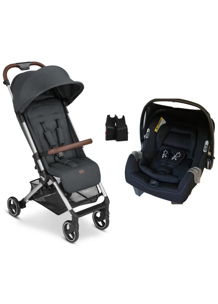ABC Design Ping Storm Kabin Boy Bebek Arabası - Jixy Siyah Ana Kucağı Travel Set