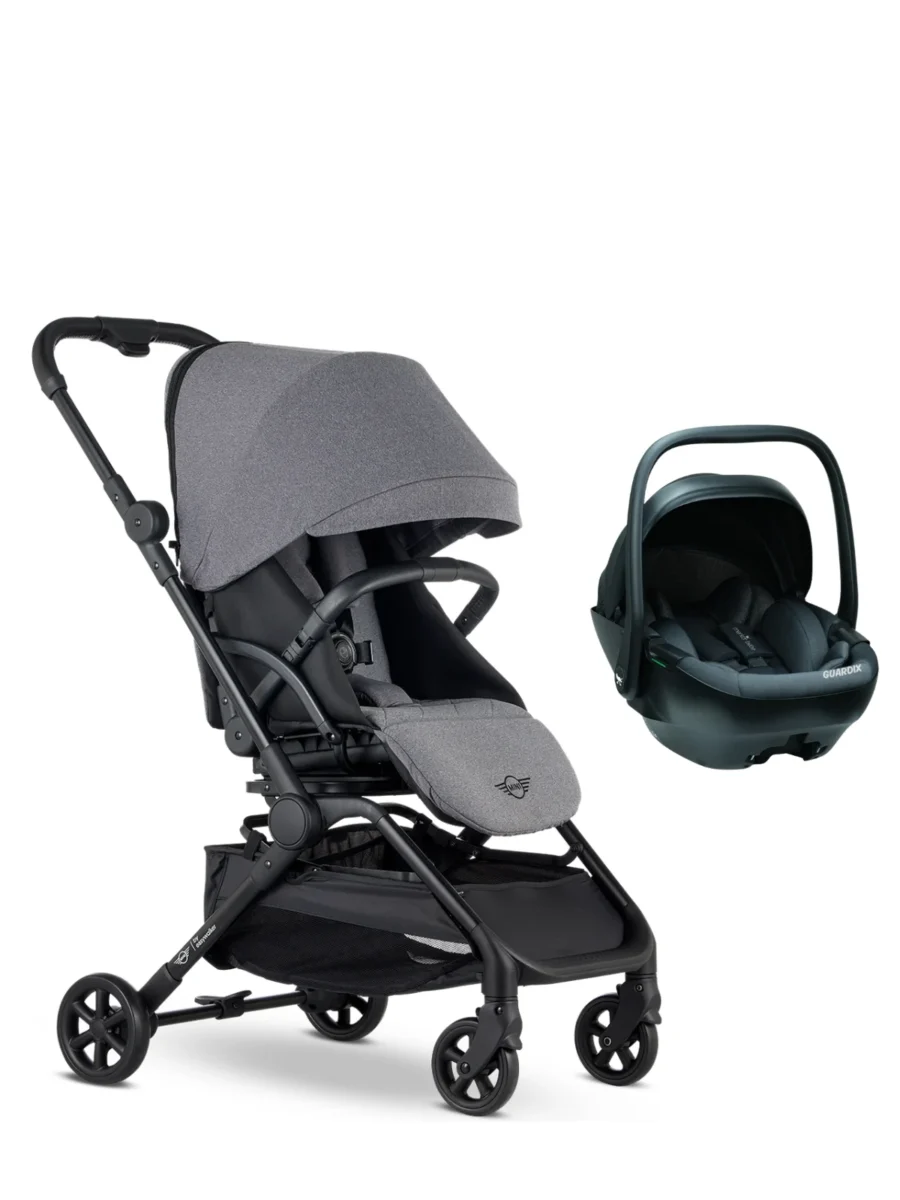 MINI by Easywalker Buggy TURN² Bebek Arabası Soho Grey - Merkürbebe Guardix Anne Kucağı Antrasit