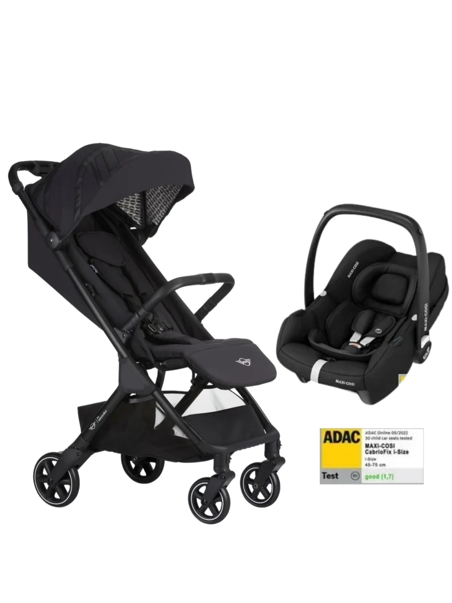 MINI by Easywalker Buggy SNAP Travel Sistem Bebek Arabası Oxford Black