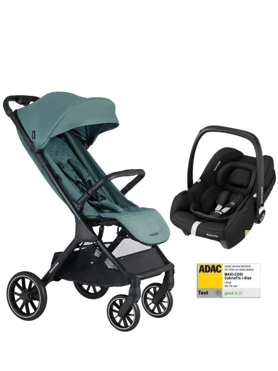 Easywalker Jackey XL Travel Sistem Bebek Arabası Forest Green