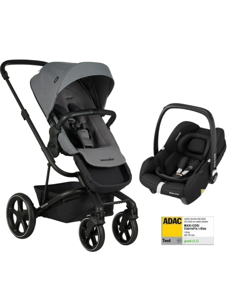 Easywalker Harvey³ Travel Sistem Bebek Arabası Fossil Grey