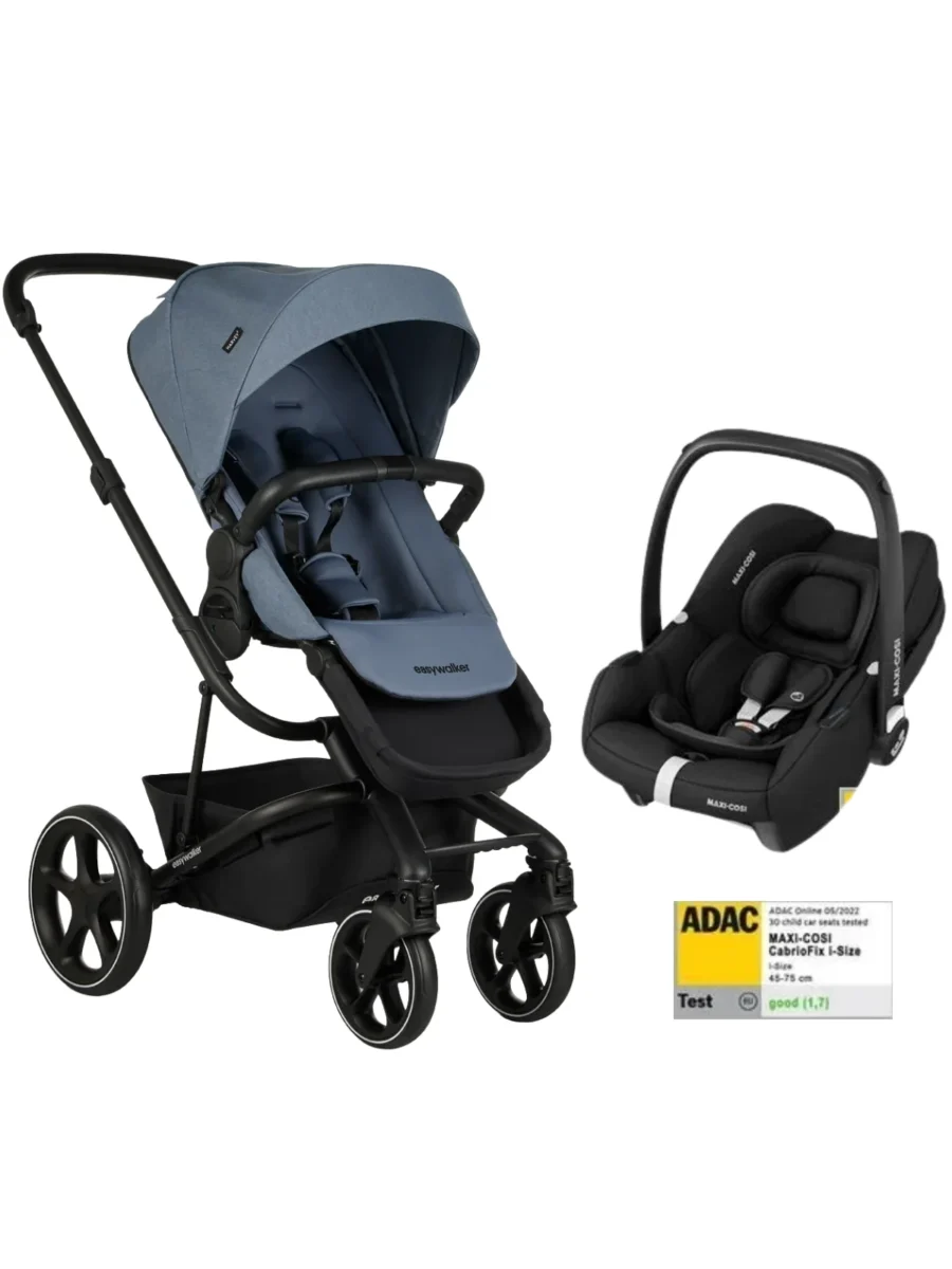 Easywalker Harvey³ Travel Sistem Bebek Arabası Steel Blue