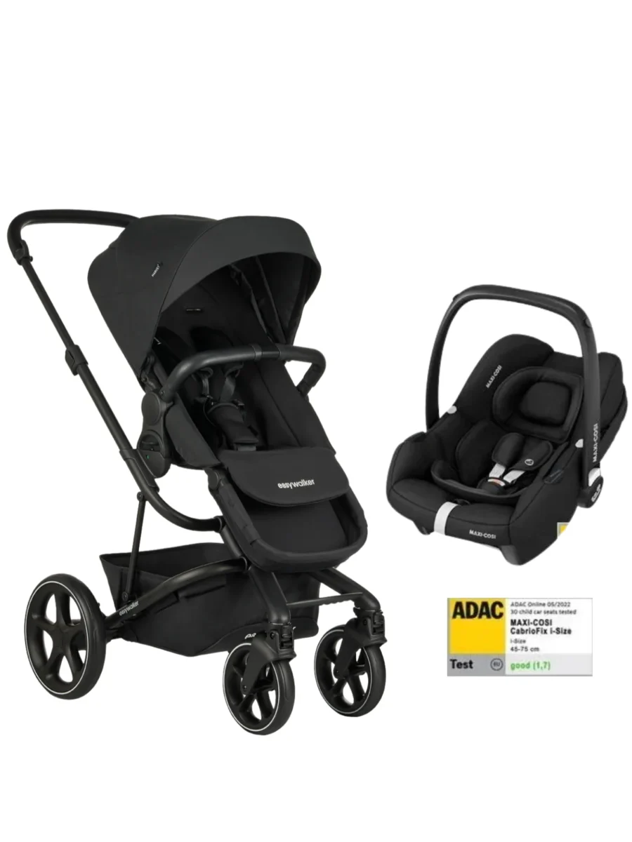 Easywalker Harvey³ Travel Sistem Bebek Arabası Shadow Black