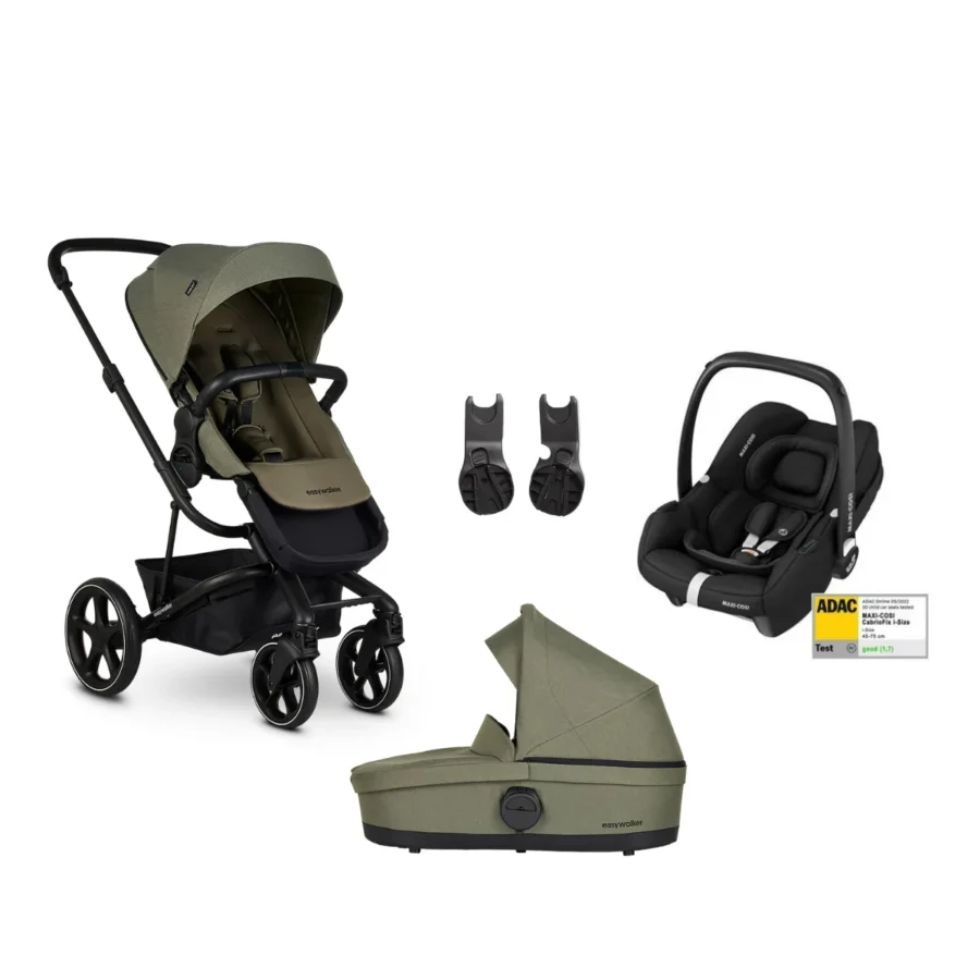 Easywalker Harvey3 Bebek Arabası Üçlü Set Sage Green