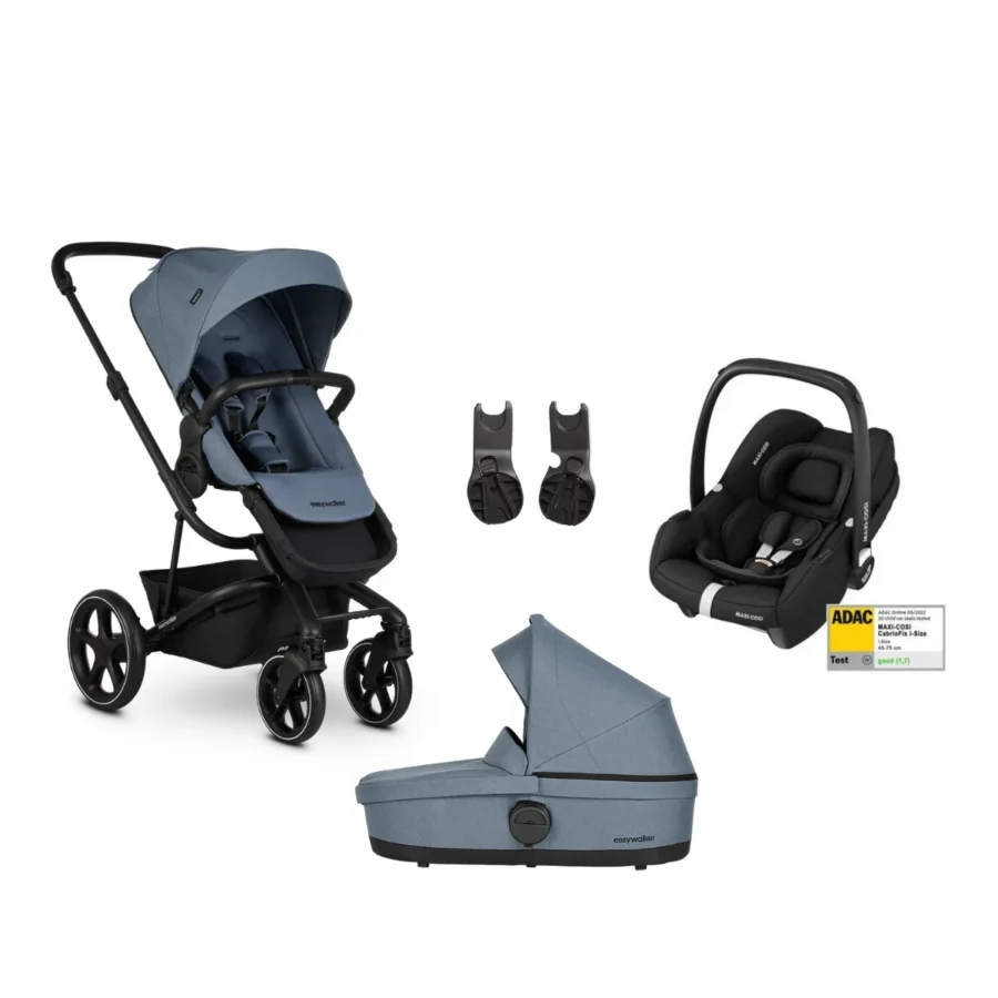 Easywalker Harvey3 Bebek Arabası Üçlü Set Steel Blue