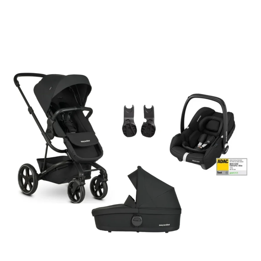 Easywalker Harvey3 Bebek Arabası Üçlü Set Shadow Black