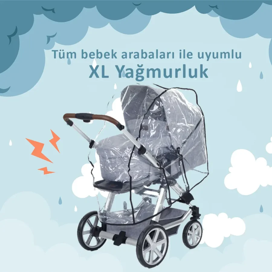 ABC Desıgn Unıversal Bebek Arabası Yağmurluğu
