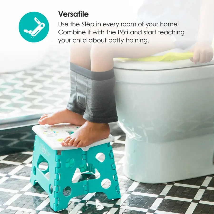 bblüv Step Katlanabilen Eğitici Basamak ve Banyo Basamağı Yeşil