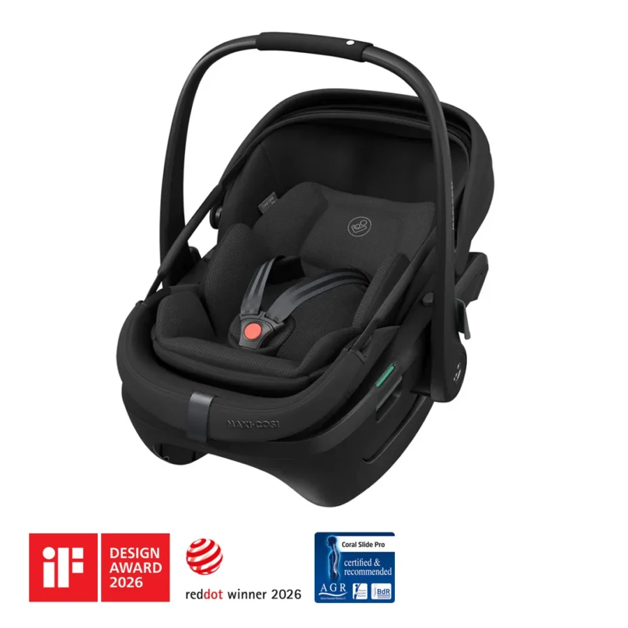 Maxi-Cosi Coral Slide Pro Ana Kucağı ve Oto Koltuğu Onyx Black
