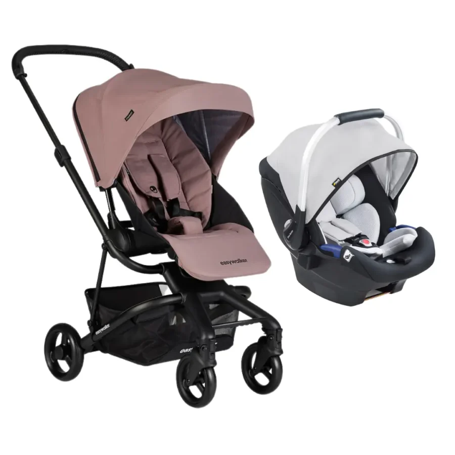 Easywalker Charley - iPro iSize Travel Sistem Bebek Arabası Desert Pink