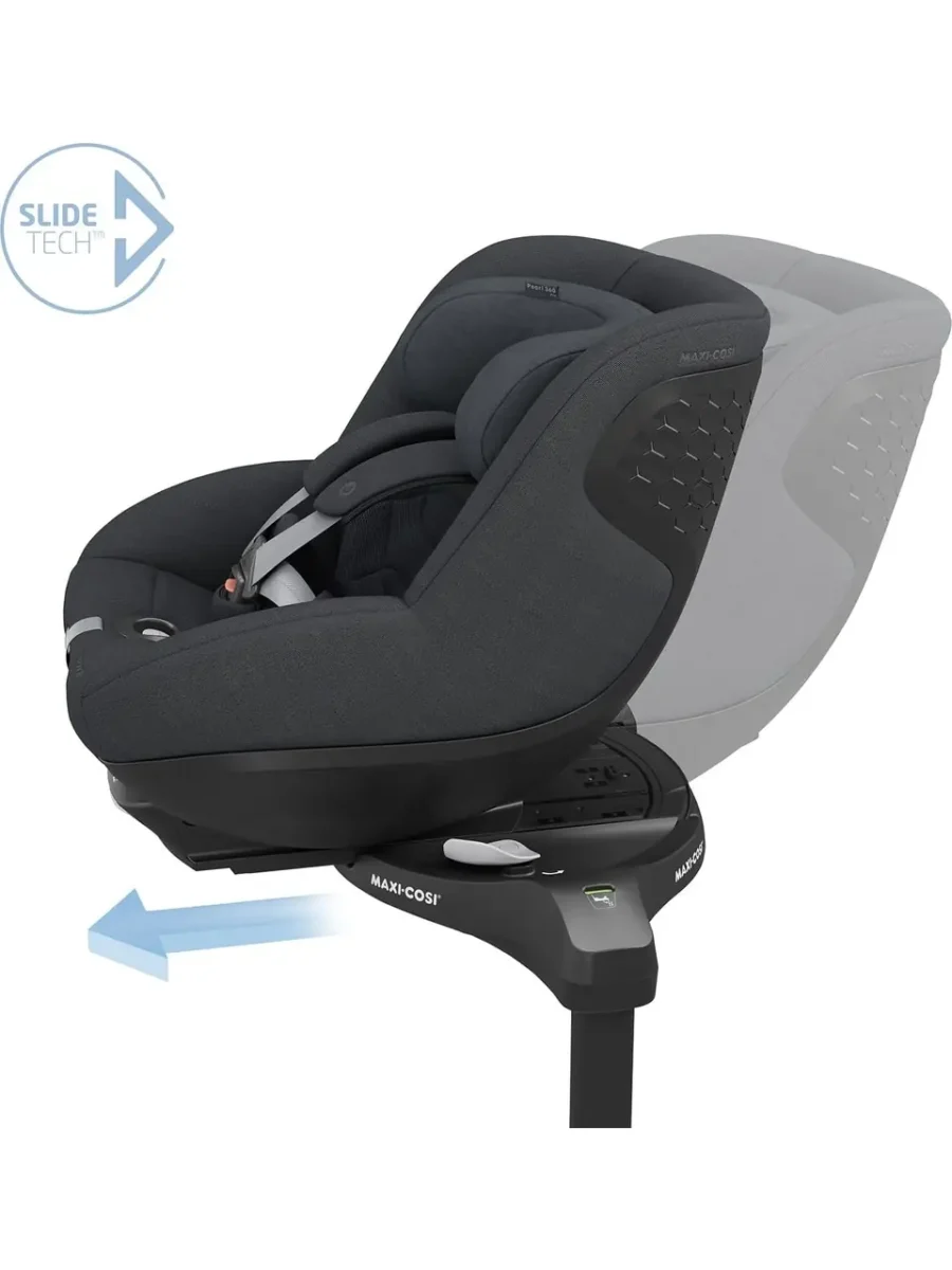 Maxi-Cosi Pearl 360 Pro Slidetech 0-18 kg Bebek Oto Koltuğu Authentic Graphite