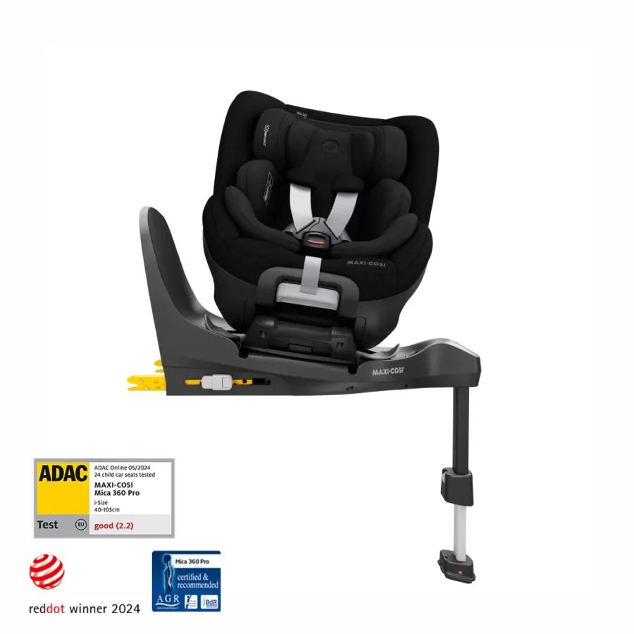 Maxi-Cosi Mica 360 Pro i-Size SlideTech Dönebilen Oto Koltuğu 0-18 kg Authentic Black