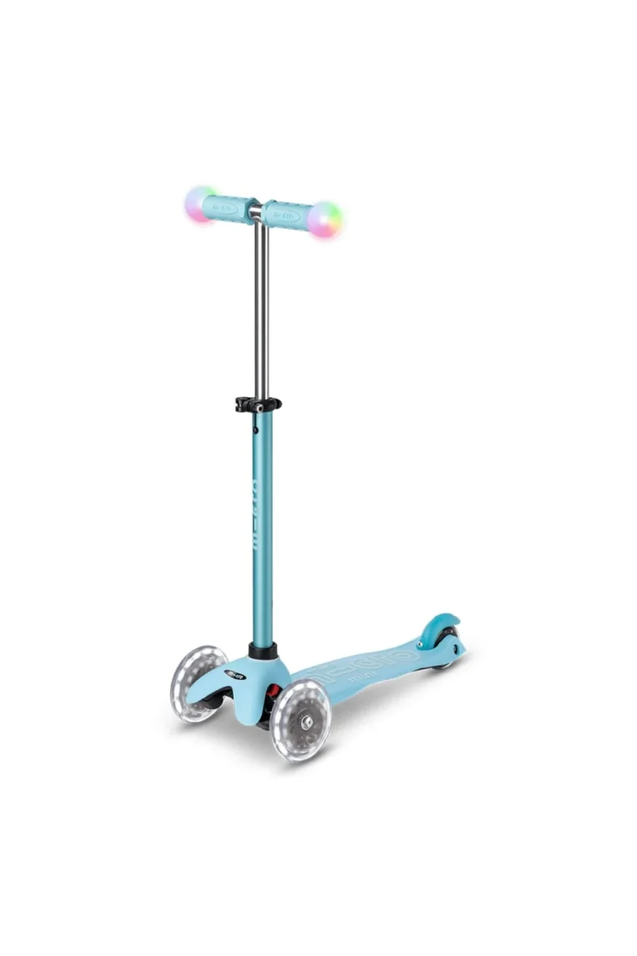 Micro Mini2Grow Deluxe Magic LED 3 Tekerlekli Scooter Blue